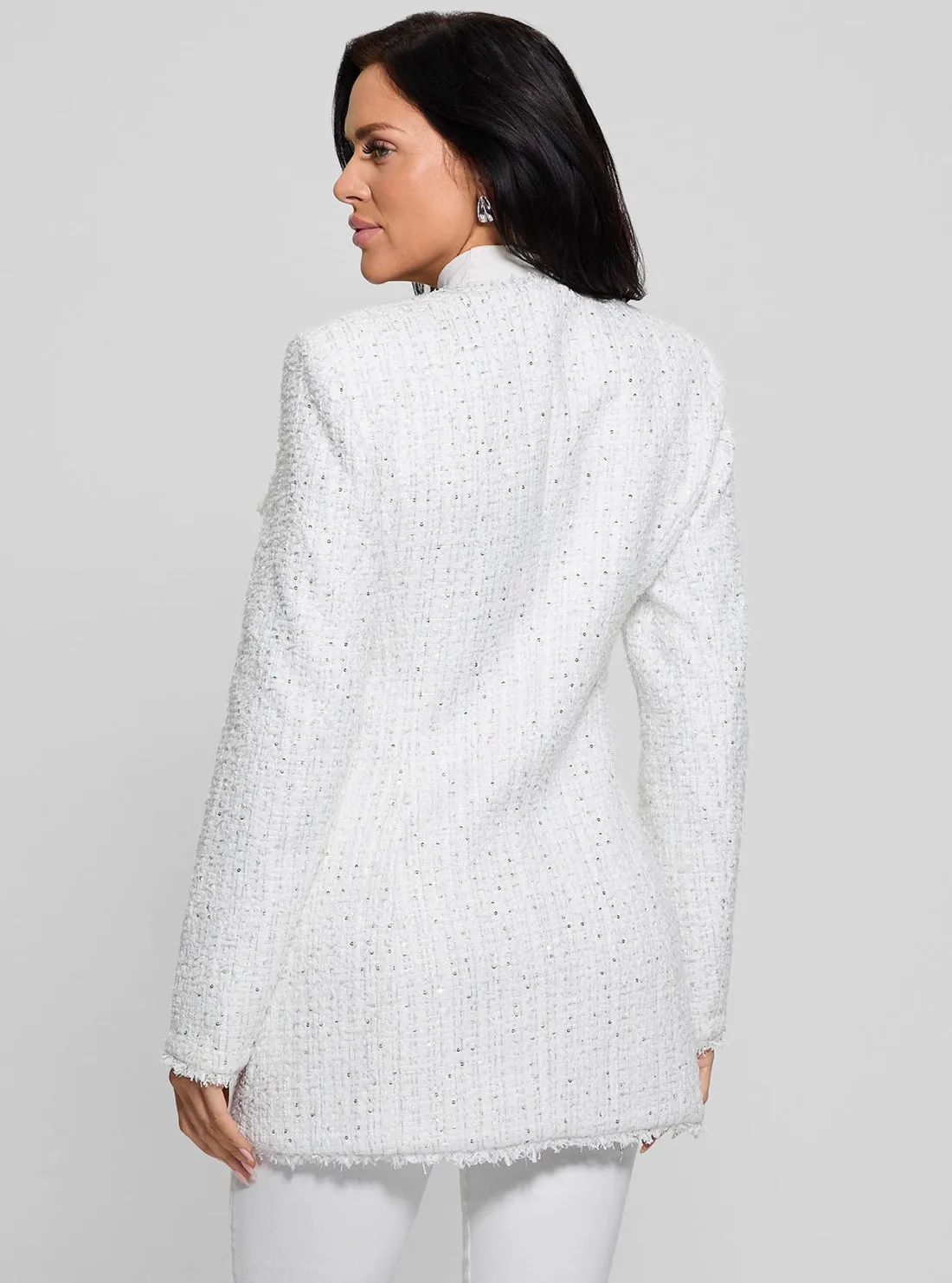 White Noelie Tweed Jacket