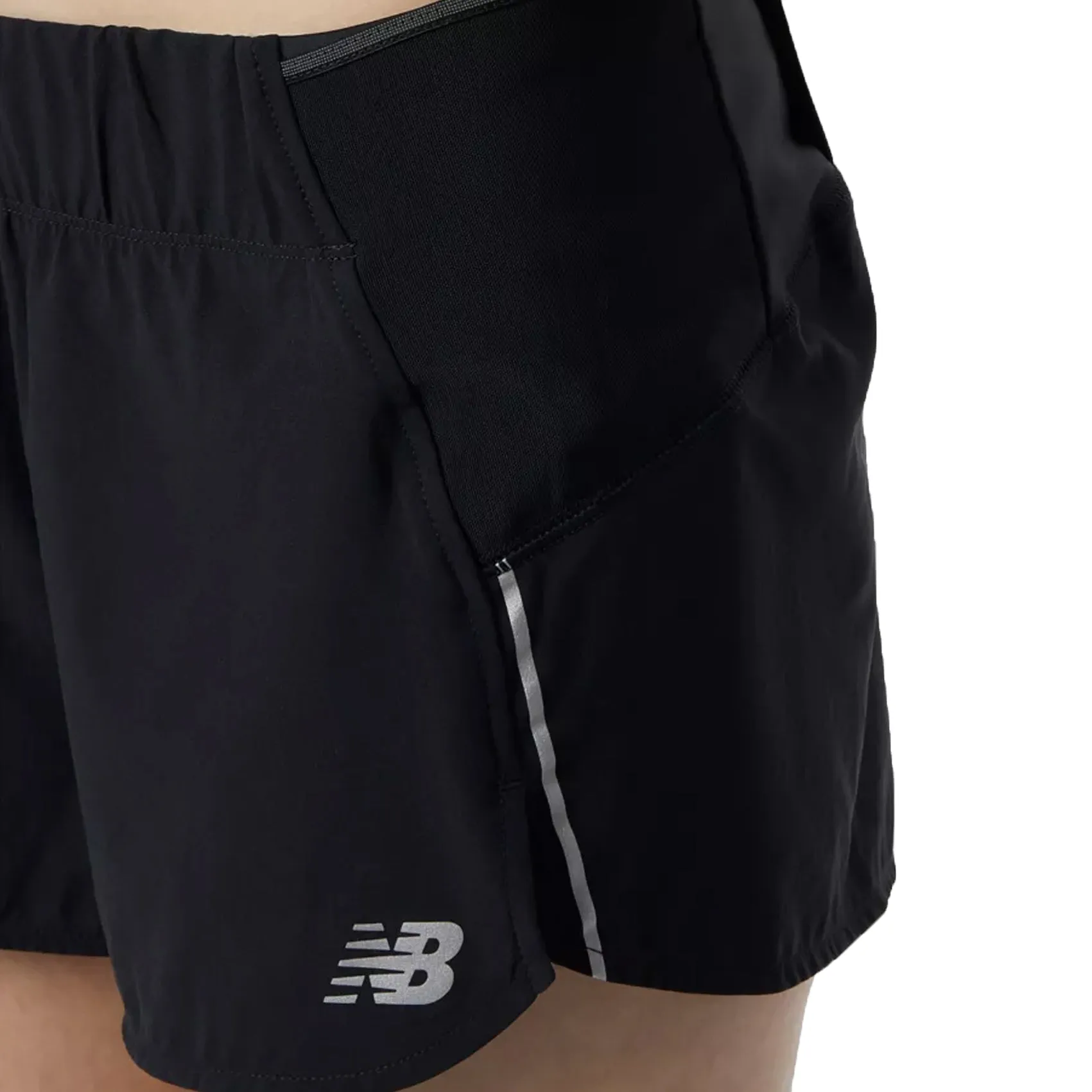 Womens New Balance Impact Run Short - 3 Inch